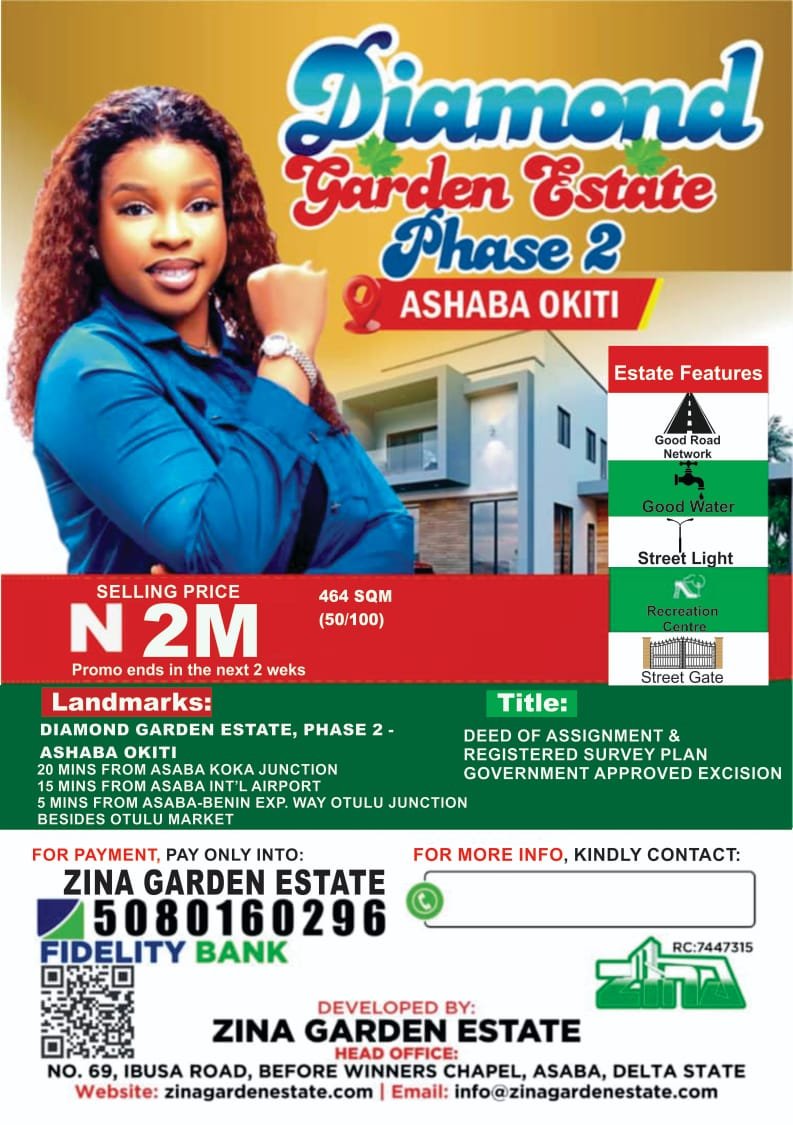 Villa Bliss Garden Estate Ogwashi Ewulu